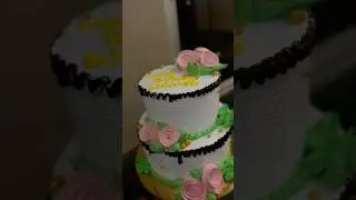 pineapple cake Decorating # #song #ytshorts #cake