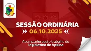 SESSÃO ORDINÁRIA - 06/10/2025