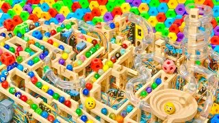 Marble Run Race ASMR Rollercoaster Safe and Soothing Visual Relief for Busy Minds