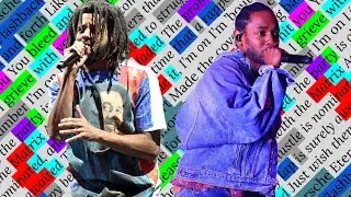 J. Cole & Kendrick Lamar, I&rsquo;m On 2.0 | Rhyme Scheme Highlighted