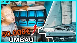 ENDLICH hat es jemand durchgezogen! E-Motor auf einem Katamaran!