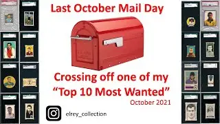 Last October Mail Day for the elrey_collection!  Crossing off a  