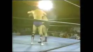 Match: Greg Valentine vs. Dick Slater for the US title/Promo: Dick Slater. Mid-Atlantic, Dec. 1983.