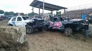 Fall Brawl Demolition derby 2016 Welded Mods Part 1