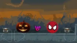 Pumpkin Ball Battle with Spider Ball in Volume 3 & 1 Gameplay Part 1