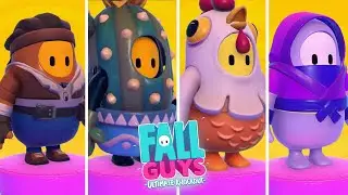 FALL GUYS - All Skins & Costumes Season 1 Showcase