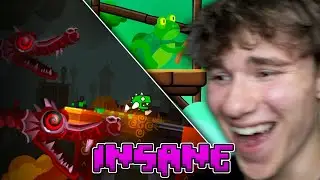 The MOST INSANE Geometry Dash Levels I Have EVER SEEN..