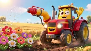 Crop Sprayer Goes Vroom 🎵 | Farm Vehicle Song for Kids | Nursery Rhymes & Kids Songs