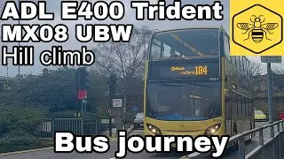 (Massive hill climb + thrash) ADL E400 trident MX08 UBW on the 184 