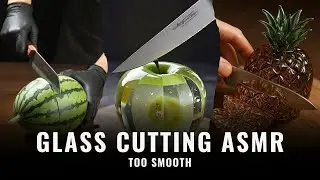Cutting Glass ASMR 🔪| Ultimate Satisfying Slice | No Talking, Pure Sounds