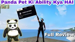 PANDA SE KYA FAYDA | DETECTIVE PANDA ABILITY | PANDA PET ABILITY IN FREE FIRE | DETECTIVE PANDA PET