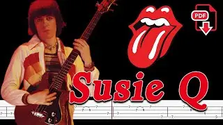 The Rolling Stones - Susie Q (🔴Bass Tabs | Notation) @ChamisBass #chamisbass #basstabs