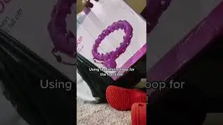 Using the infinity hoop for the first time! Get your infinity hoop here!