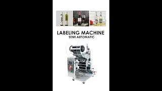 Where To Buy | ZONESUN Semi Automatic Labeling Machine For Round Bottle Double Single Labeling
