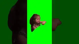 Girl sobbing meme green screen