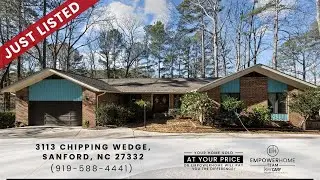 Stunning Lakefront Home with Golf Course Views | 3113 Chipping Wedge, Sanford, NC
