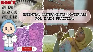 ESSENTIAL  INSTRUMENTS / MATERIALS. FOR DADH PRACTICAL |  AREEBA PARVEZ|BDS 1 st YEAR