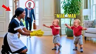 Os gêmeos do bilionário nasceram paralisados e mudos — até ele ver o que a empregada fez