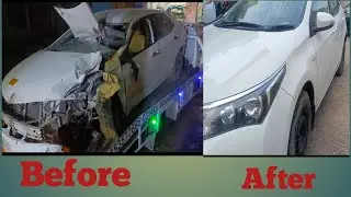 Toyota Corolla gli Total Lose Restoration Accident Restoration #chachamotorsworkshop 