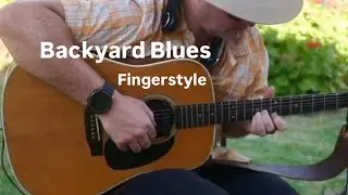 Backyard Blues in the Australian Sun ☀️ Fingerstyle Guitar 🎸 Woody Mann Inspired #fingerstyle #blues