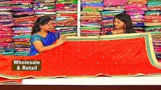 Thread weaving Red Colour Saree || New Arrivals || Vanitha TV