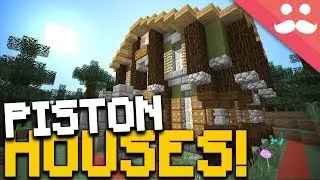 INSANE 1 Chunk PISTON HOUSES in Minecraft!