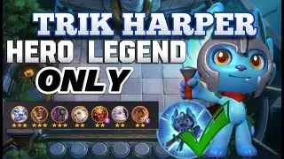 TRIK COMMANDER HARPER SKILL 1 | BANJIR HERO LEGEND B3 | MAGIC CHESS MLBB