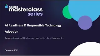 Masterclass: AI Readiness & Responsible Technology Adoption