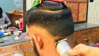 #boy fad hair cutting 😱😱✂️#pakistan talent #beautiful cutting