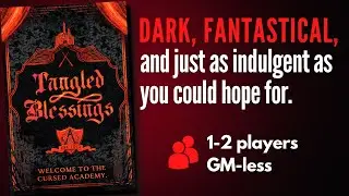 Tangled Blessings: A solo or 2-player dark academia tabletop RPG (Vibes Trailer)