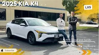NEW 2025 KIA K4 LXS.  Very impressive!