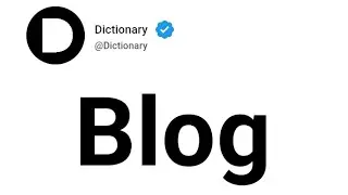 Blog Meaning In English