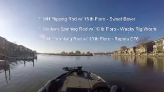 Ohio Bass Fishing with Edgar VanHoose - Lake Erie Harris Harbor 11/6/16