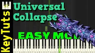 Universal Collapse [Terraria Calamity Mod] - Easy Mode [Piano Tutorial] (Synthesia)