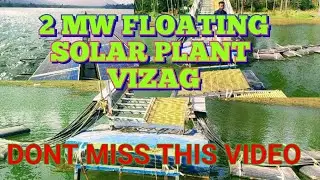 2 MEGA WATT FLOATING SOLAR PLANT || Mudasarlova, Visakhapatnam | ☀️🌊