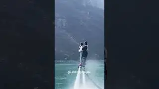 Flyboard Water Ride Romantic 🤔🚣&zwj;♀ Water Park 💦🏖 Ep 222 #flyboard #adventure #waterpark