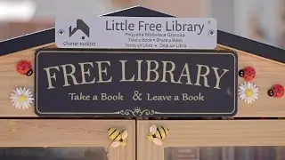 California City woman opens little free library while local branch undergoes renovations