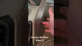 My second EcoFlow Wave 2. The first one was DOA, this one I can&rsquo;t use it's so loud ￼ #ecoflowwave2