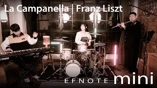 EFNOTE mini Electronic Drums : La Campanella Trio Performance | Franz Liszt