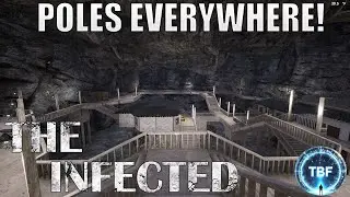 Easy Hordes, More Lights, and Poles everywhere! | The Infected - S06E125 Cave Build season!