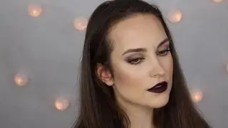 Mroczny makijaż - INGLOT Black swan + Matte it be collection - swatch
