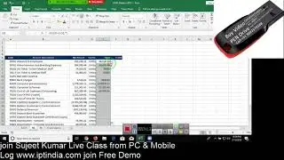 Online Live Class for MS Excel Basic to Advance in Hindi