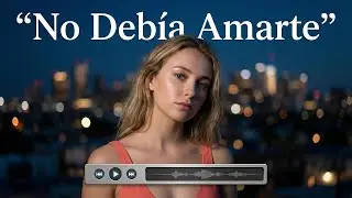 NO DEBÍA AMARTE | Una balada íntima sobre amar a quien no debía ser
