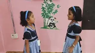 Conversation at the Railway station/HolyFamily Public School Kids