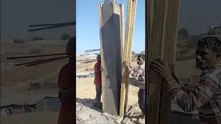 column formwork and shuttering clear column casting short video 2023