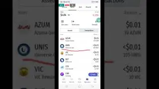 LATOKEN airdrop payment proof 105 Unis token recevd