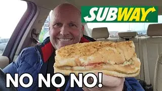 SUBWAY HORROR! Trying Subway New Ultimate Festive Sub