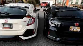 Сравнение задних фонарей Hi Rev Sports V1 и стандартных со светодиодами &mdash; Honda Civic Type R FK8 2019 года