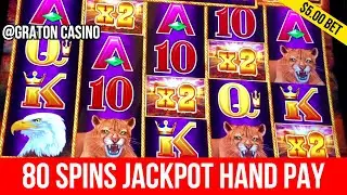 80 SPINS HUGE BUFFALO LINK HAND PAY @ Graton Casino | NorCal Slot Guy