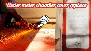 water metre FRP chamber cover replace #plumbingwork #machinework Tamil